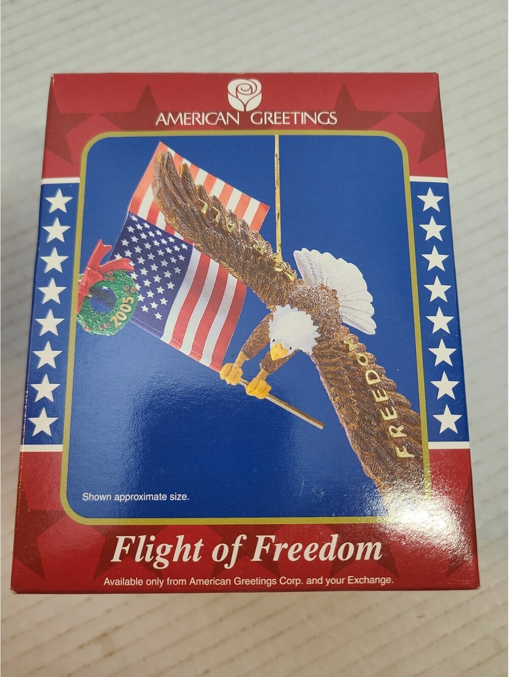 Flight of Freedom American Greetings 10th Anniv. Christmas Ornament Military